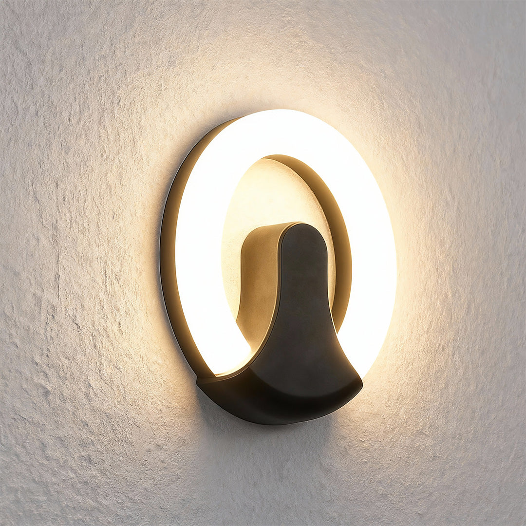 Black Wall Sconce Light LED Outdoor Personality Light