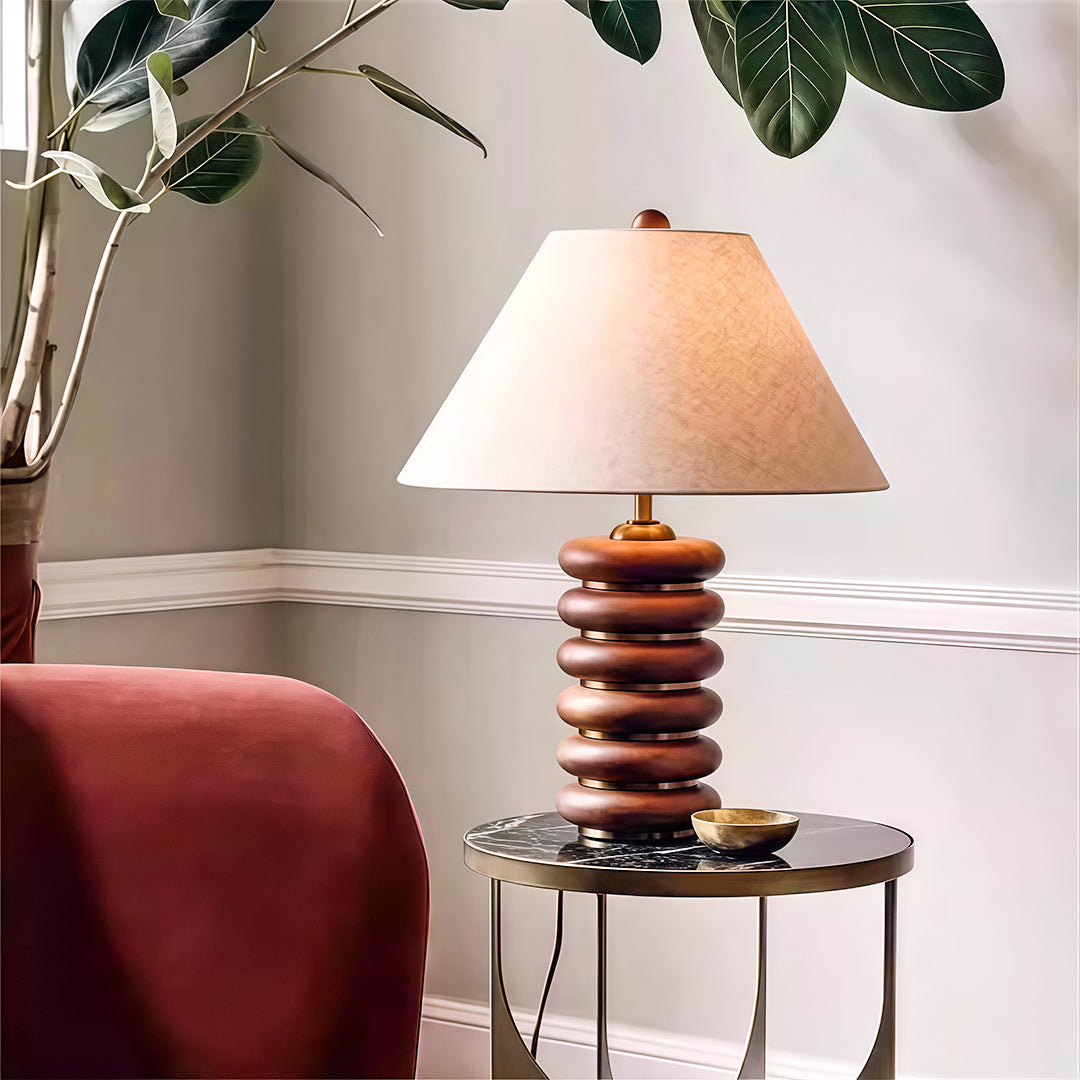 Cloth Table Lamp American Retro Creative Decorative Lamp