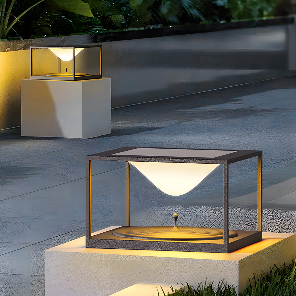 Square Pillar For Post Light Outdoor Waterproof Stainless Steel