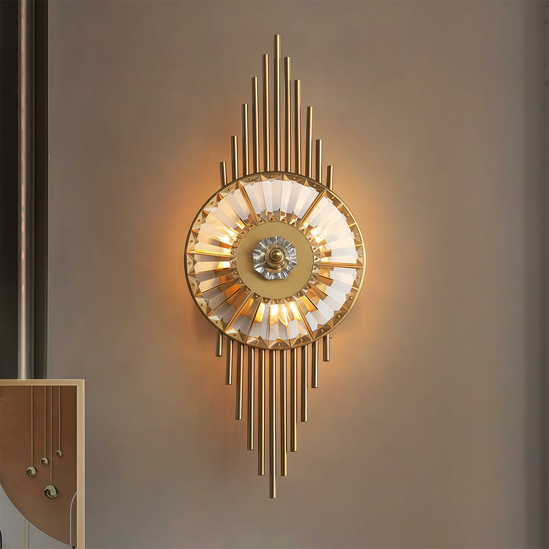 Crystal Light Wall Modern Luxury Stainless Steel Lamp