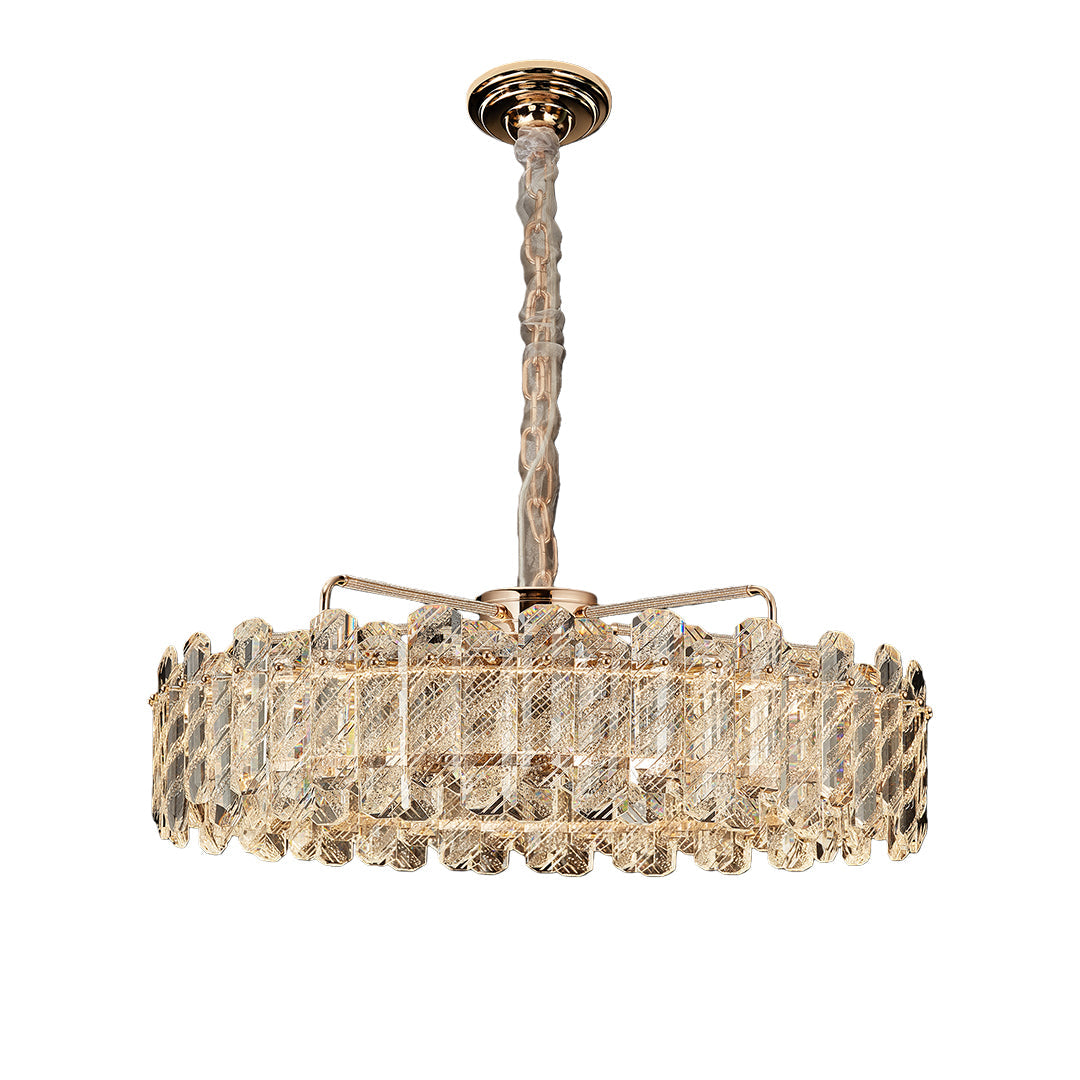 Nordic Chandelier Luxury Carbon Steel Crystal Ceiling Light