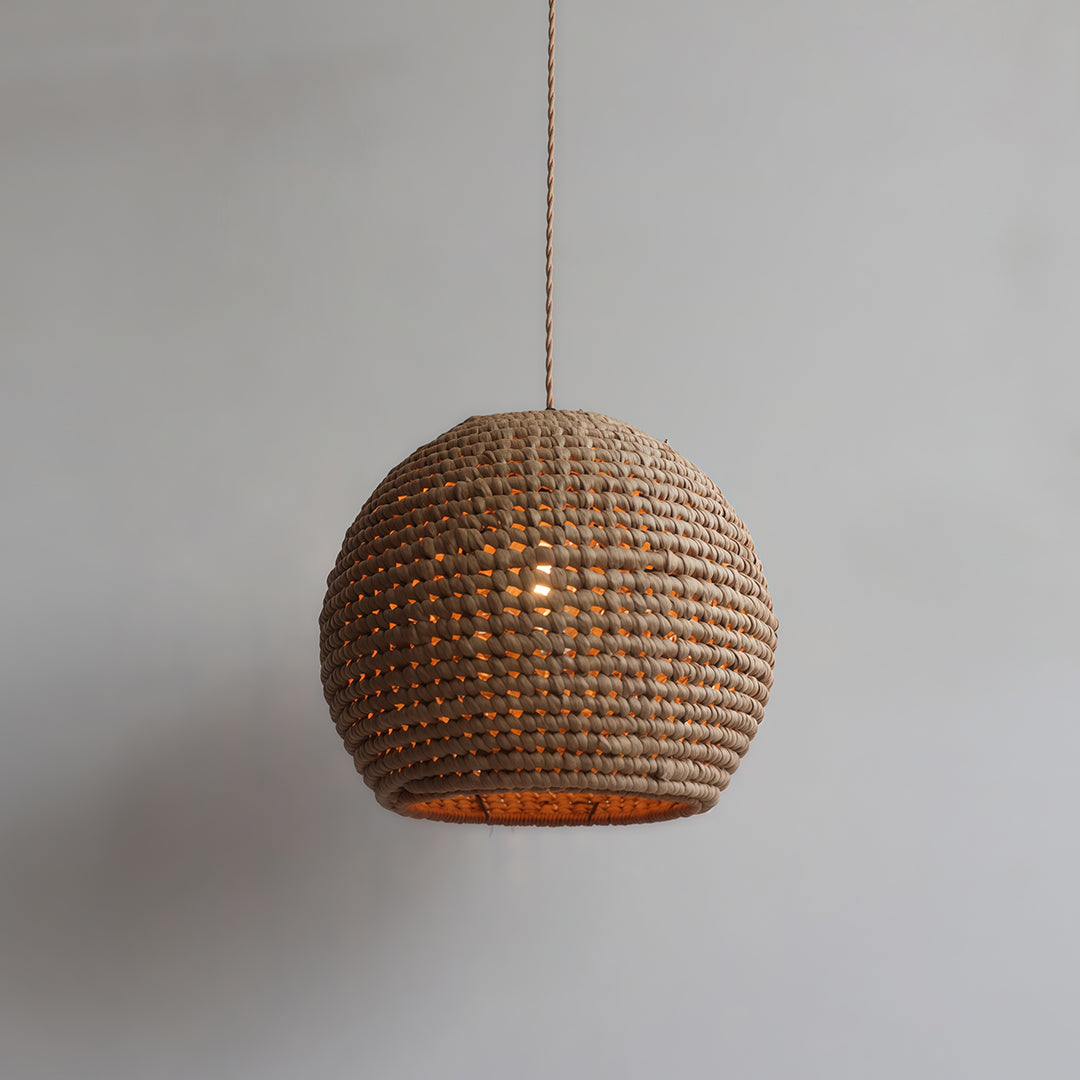 Japanese Paper Pendant Lights Raffia Zen Ceiling Light