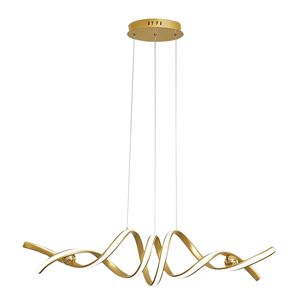 Spiral Ceiling Light Modern Creative LED Metal Chandelier