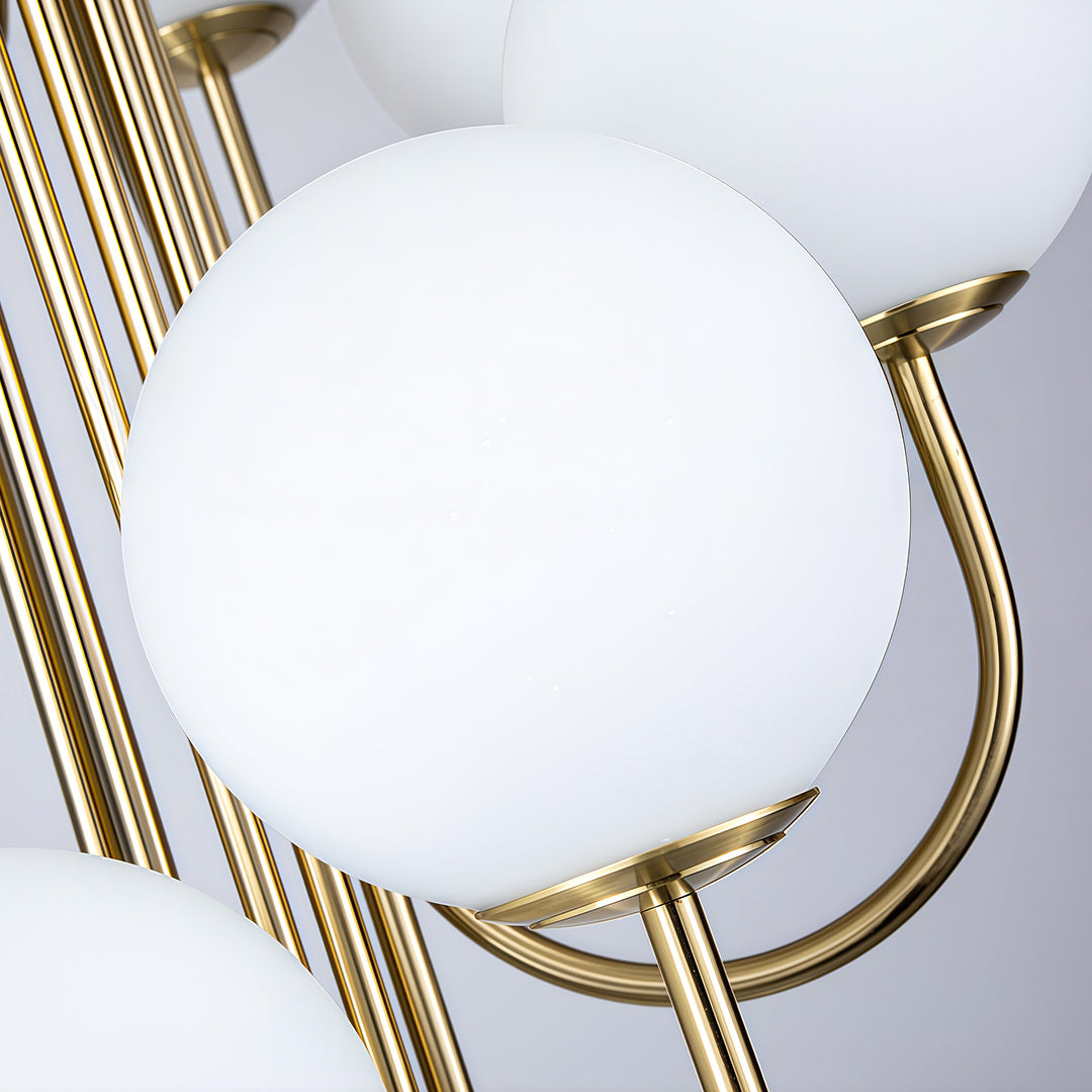 Spiral Globe Chandelier French Elegant Globe Ceiling Lights