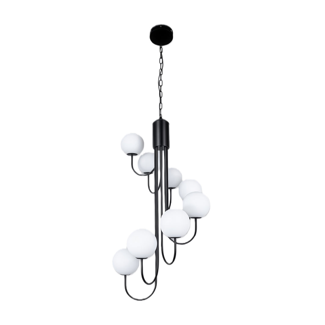 Spiral Globe Chandelier French Elegant Globe Ceiling Lights