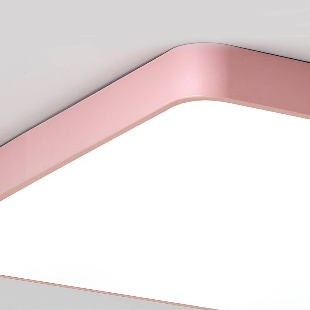 Square Ceiling Light Modern Metal Decorated LED Light