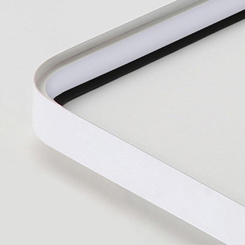 Square Flush Mount Ceiling Light Modern LED Metal Light