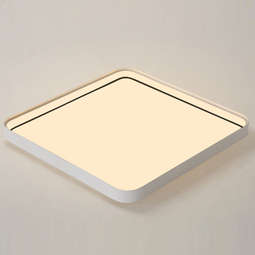 Square Flush Mount Ceiling Light Modern LED Metal Light