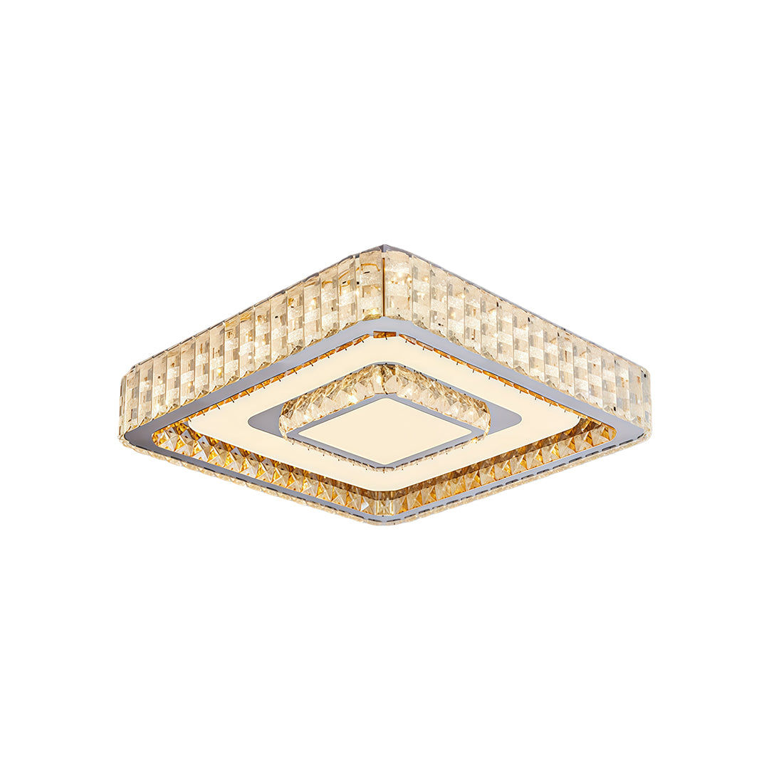 Flush Mount LED Light Fixtures Modern Luxury Crystal Lamp