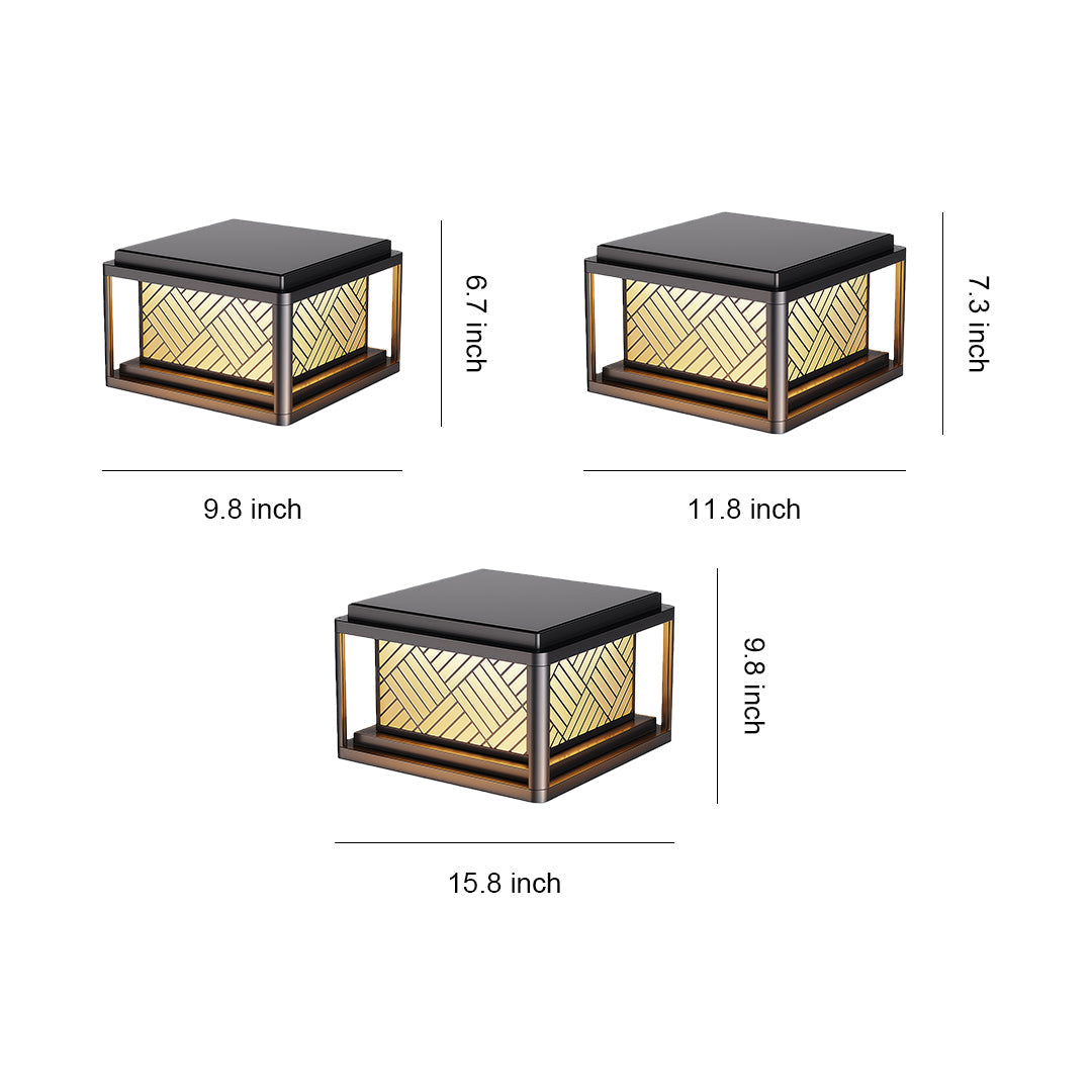 Outdoor LED Pillar Lights Waterproof Courtyard Lamp