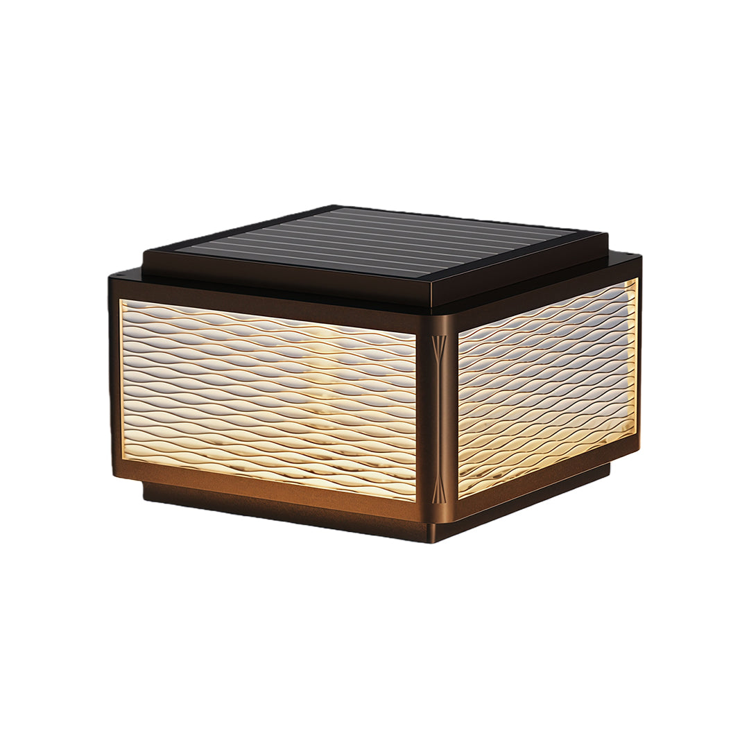 Outdoor Pillar Top Lights Waterproof Minimalist Post Light