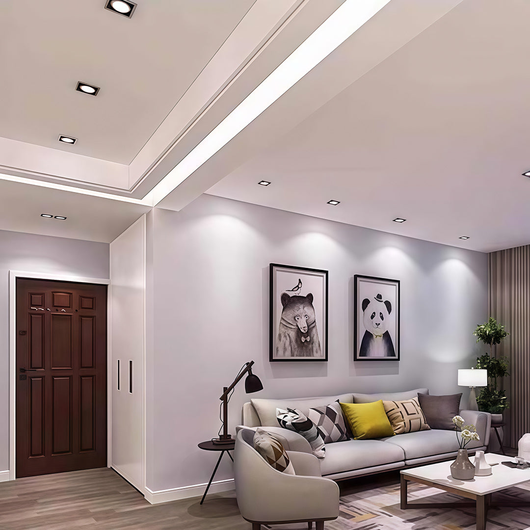 Square Recessed Downlight LED Aluminum LED Light