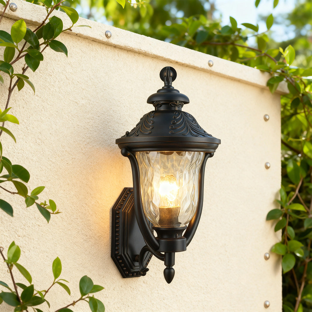 Outdoor Wall Light Waterproof Coffee Rust-Proof Aluminum Lamp