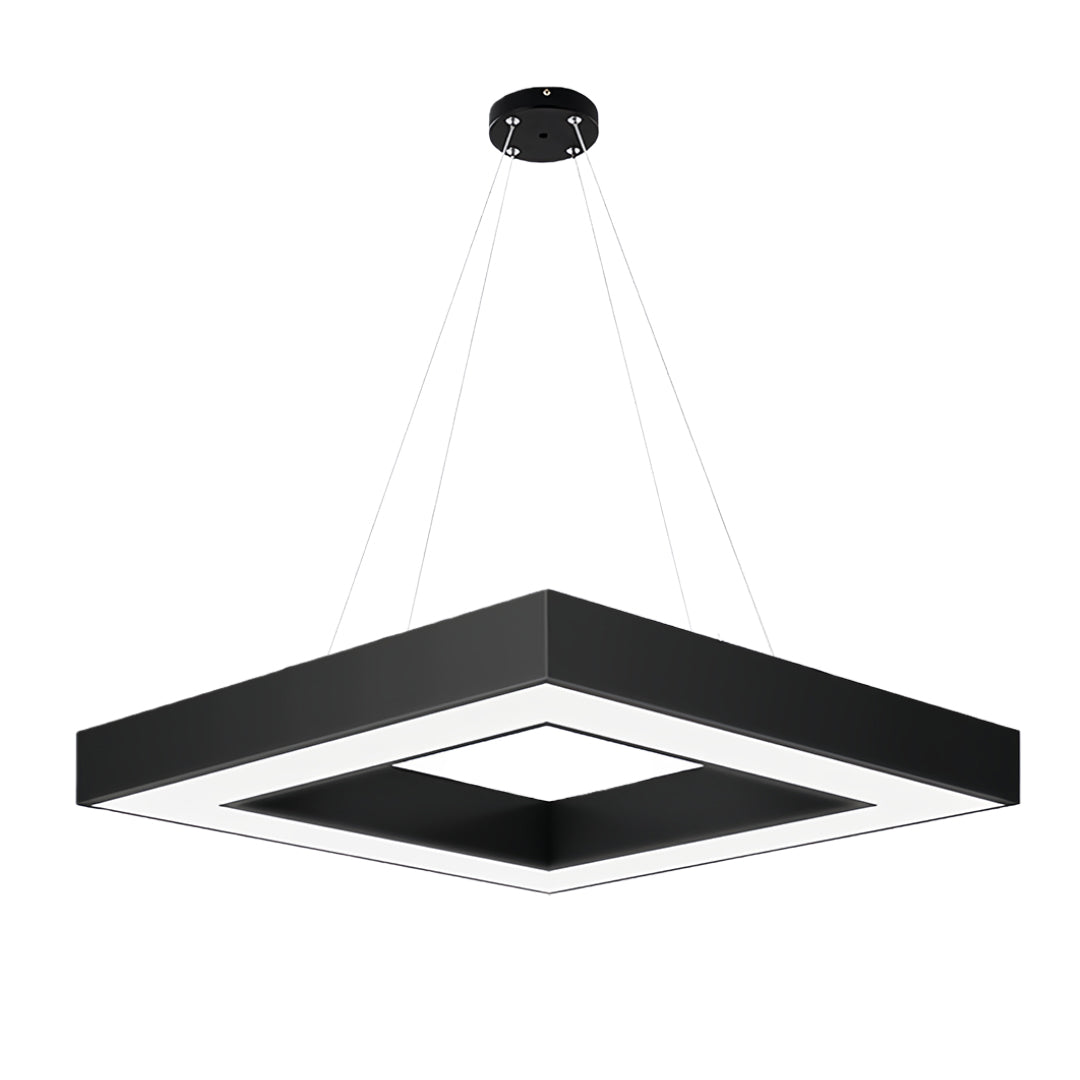 Modern Black Chandeliers Creative LED Multi-diamond Ceiling Light