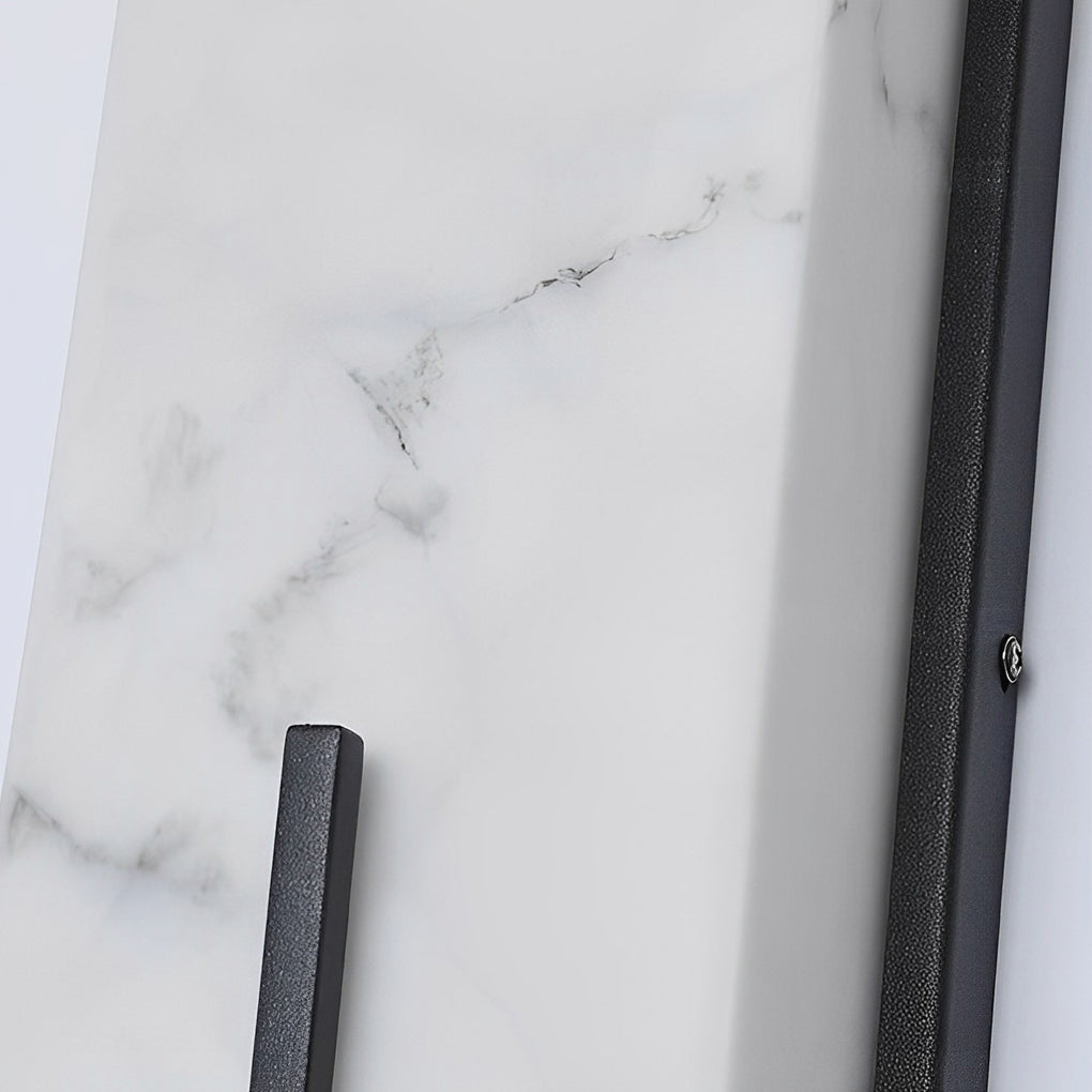 Stone Wall Sconce Lighting Modern Square LED Alabaster Wall Lamp