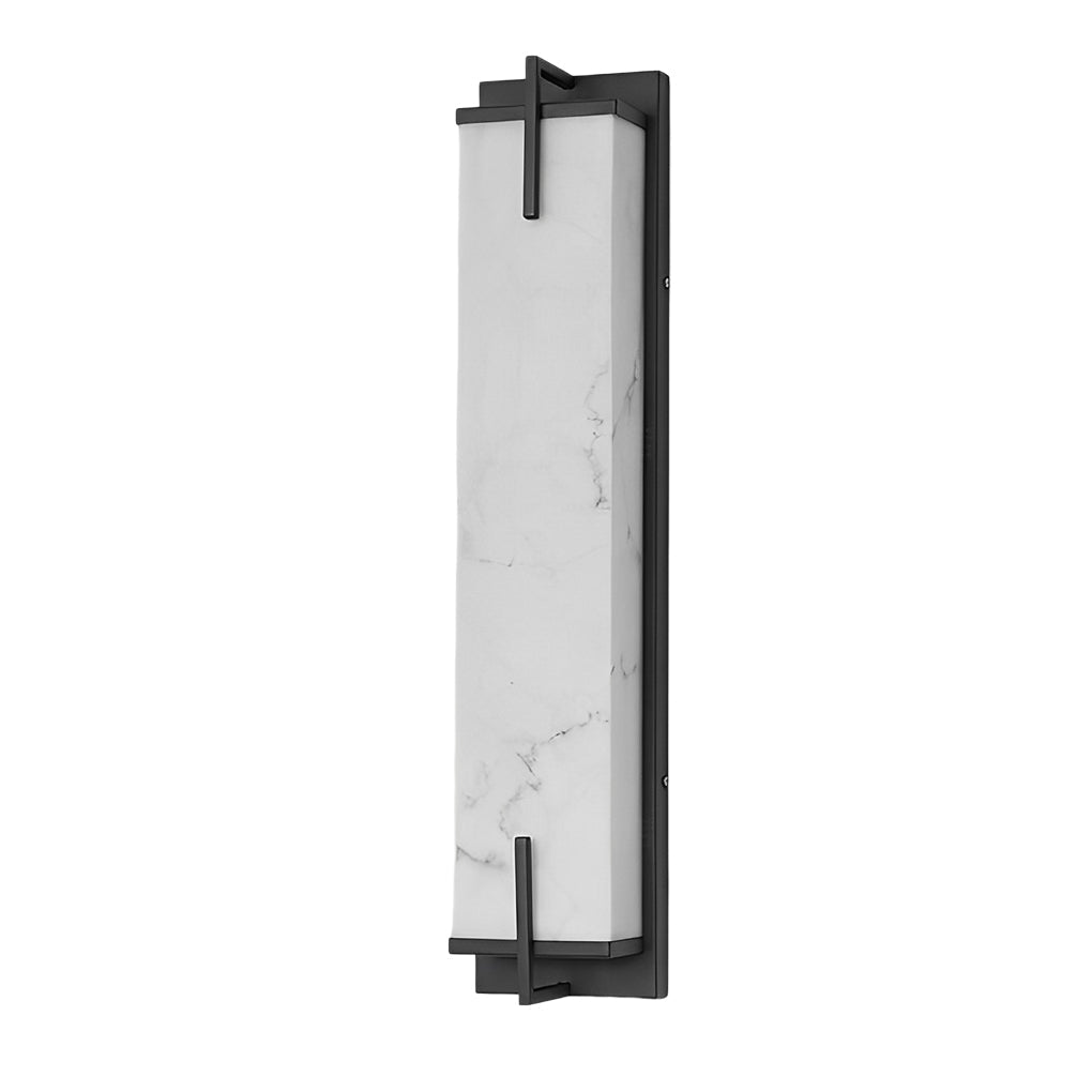 Stone Wall Sconce Lighting Modern Square LED Alabaster Wall Lamp