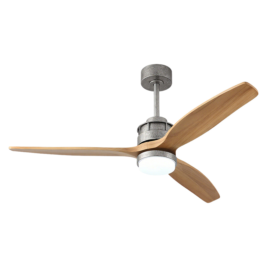3-Blade Ceiling Fans with Light Remote Control Wood Fandelier