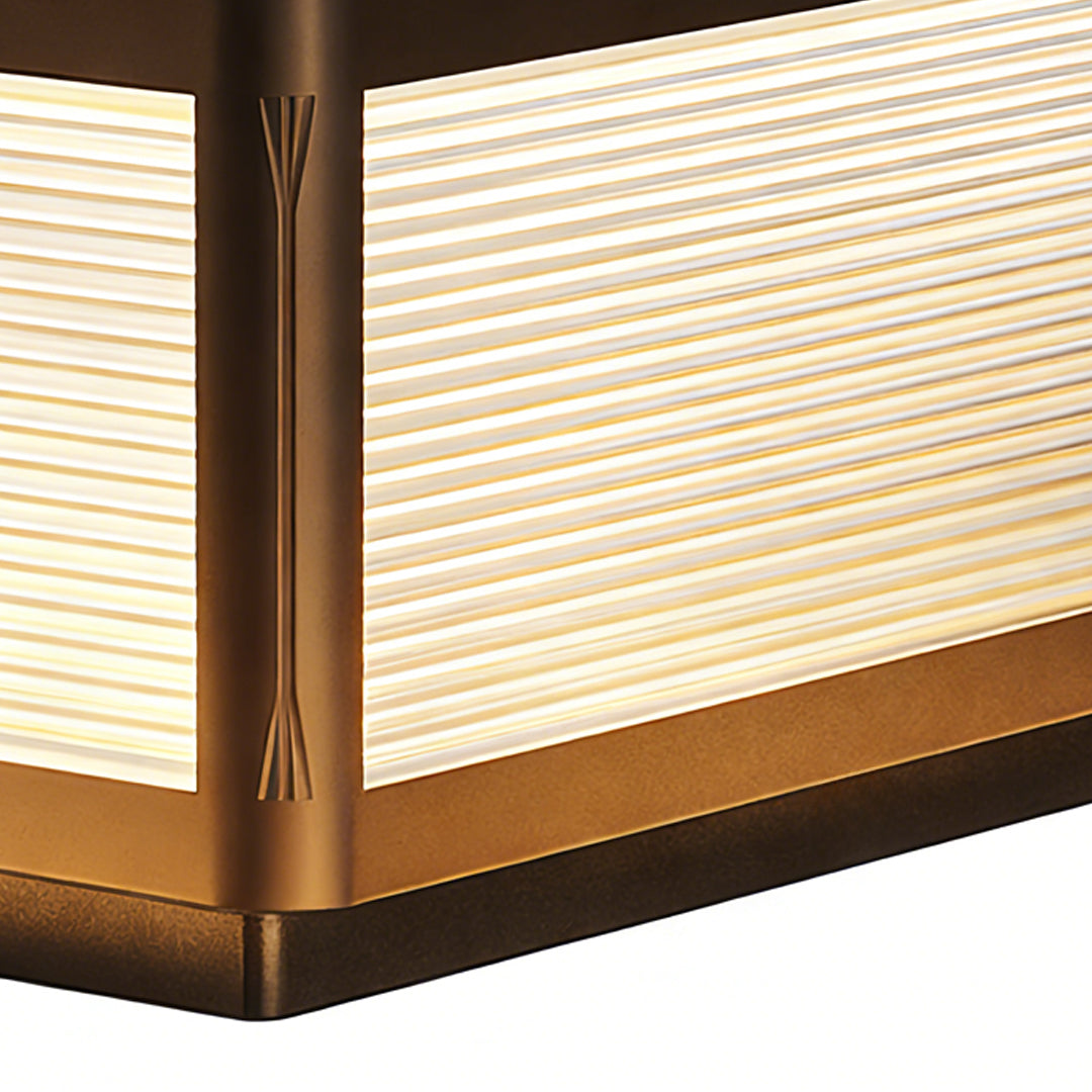 Outdoor Patio Pillar Lights Waterproof Gate Column Light
