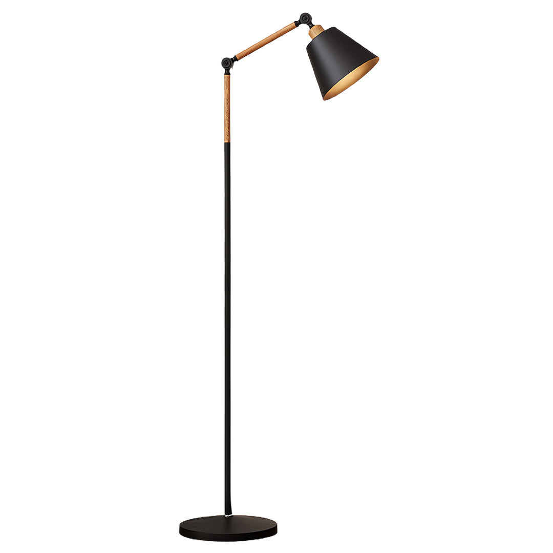 Metallic Floor Lamp Modern Adjustable Standing Lamp
