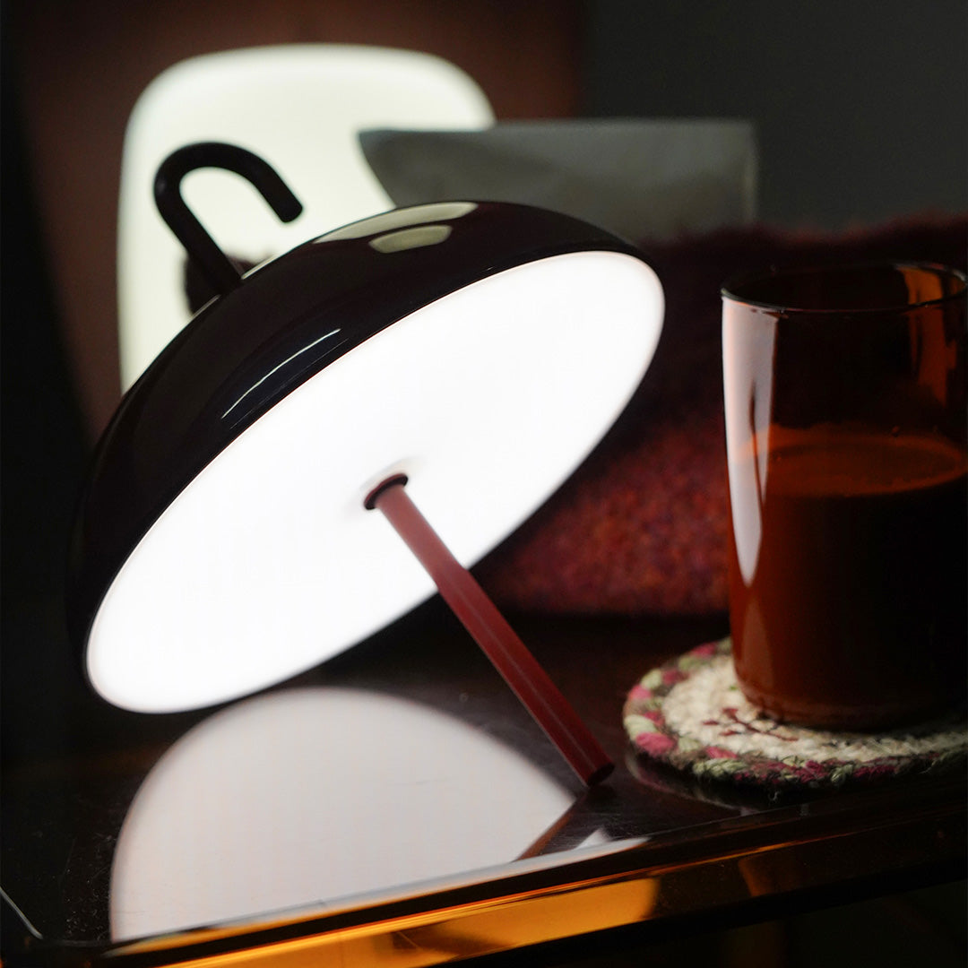 USB Rechargeable Table Lamp Portable Umbrella Dimmable LED Touch Lamp