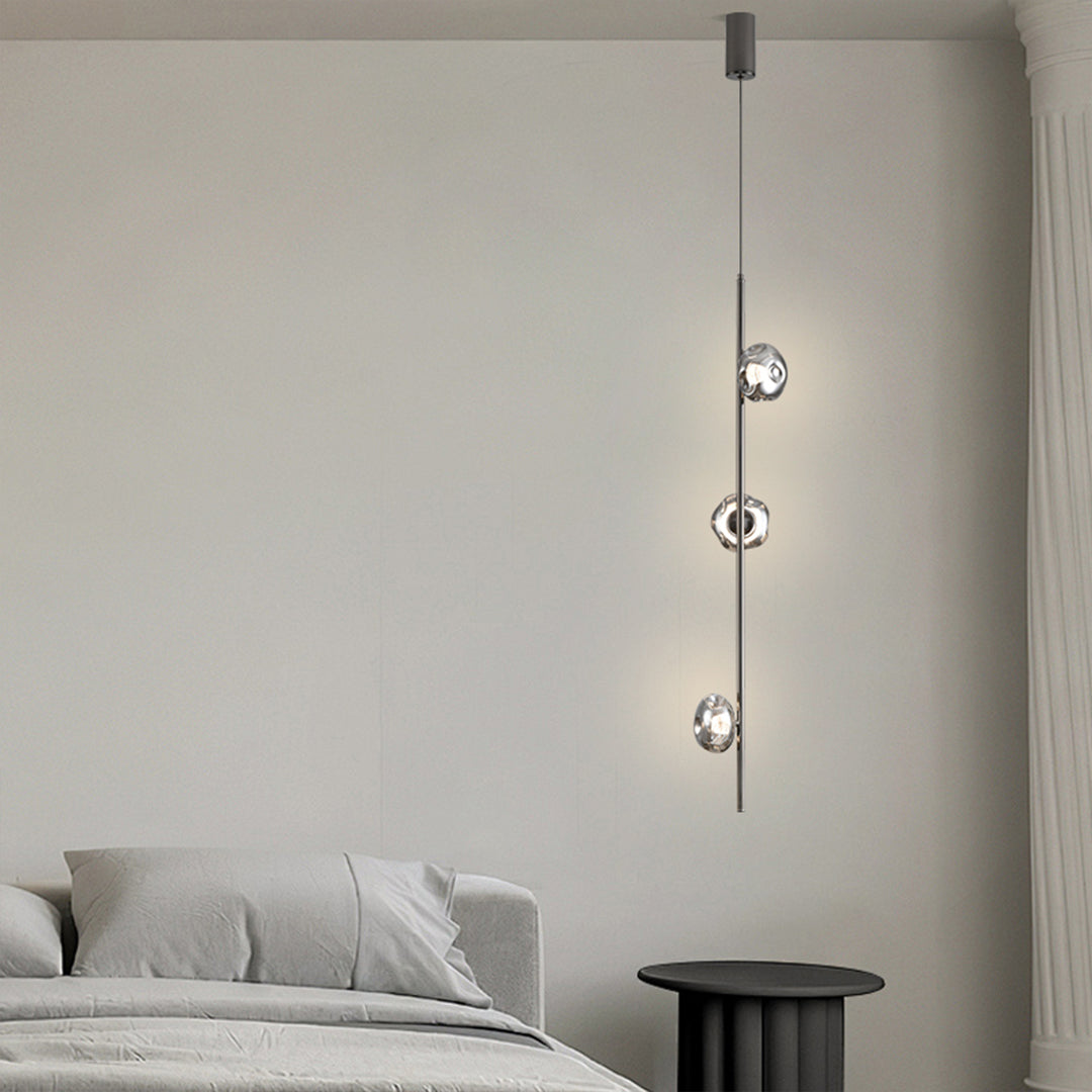 Elegant Contemporary Modern Vertical Pendant Light Minimalist Ceiling Light