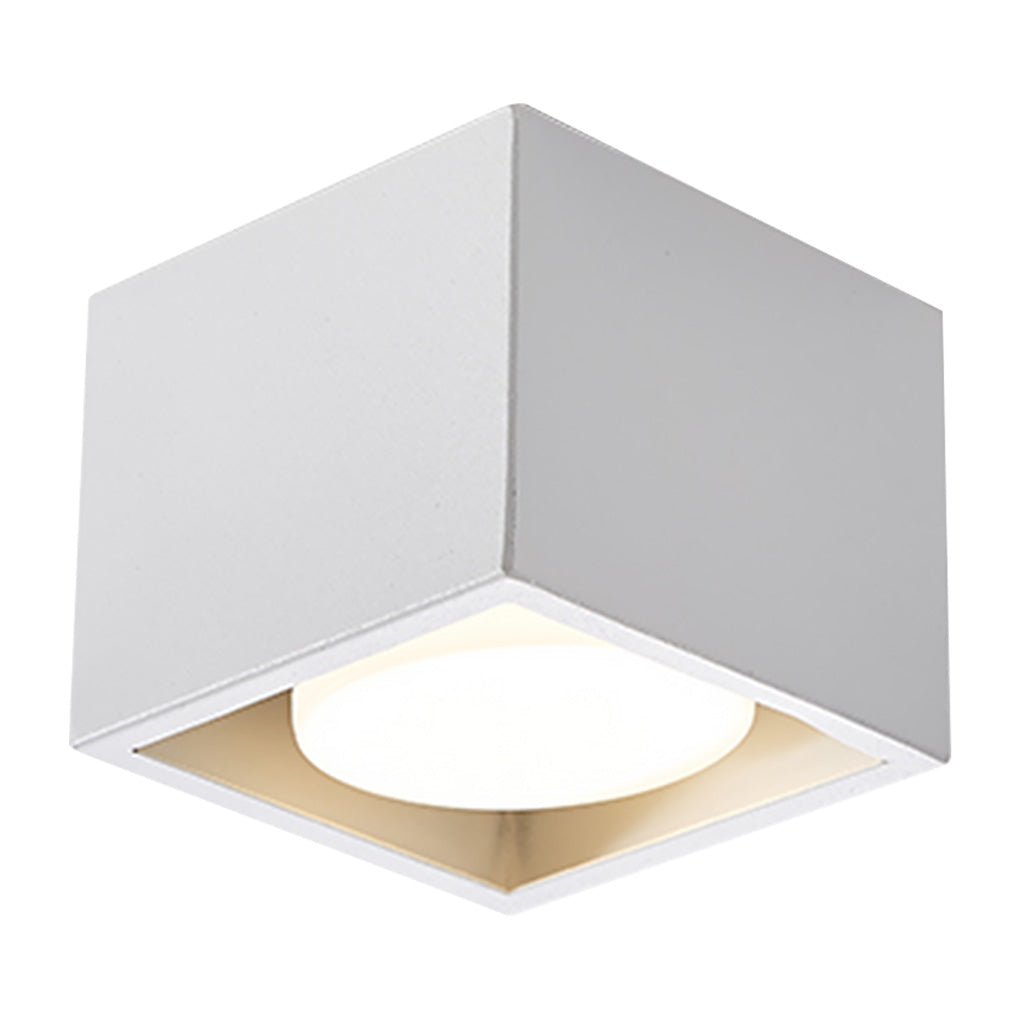 Square Recessed Downlight Minimalist Adjustable Iron Light