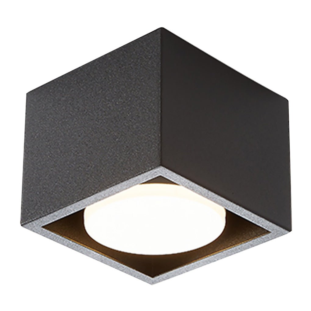 Square Recessed Downlight Minimalist Adjustable Iron Light