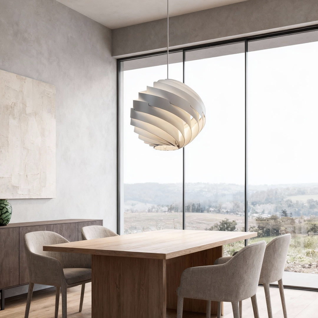 Swirl Pendant Light Nordic Creative Art Turbine Ceiling Light