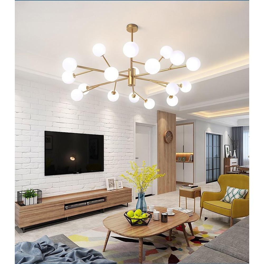Sputnik Ceiling Light, Metal Bubble LED Living Room Ceiling Lights