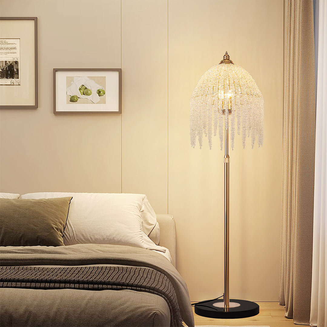 Luxury Crystal LED Floor Lamp