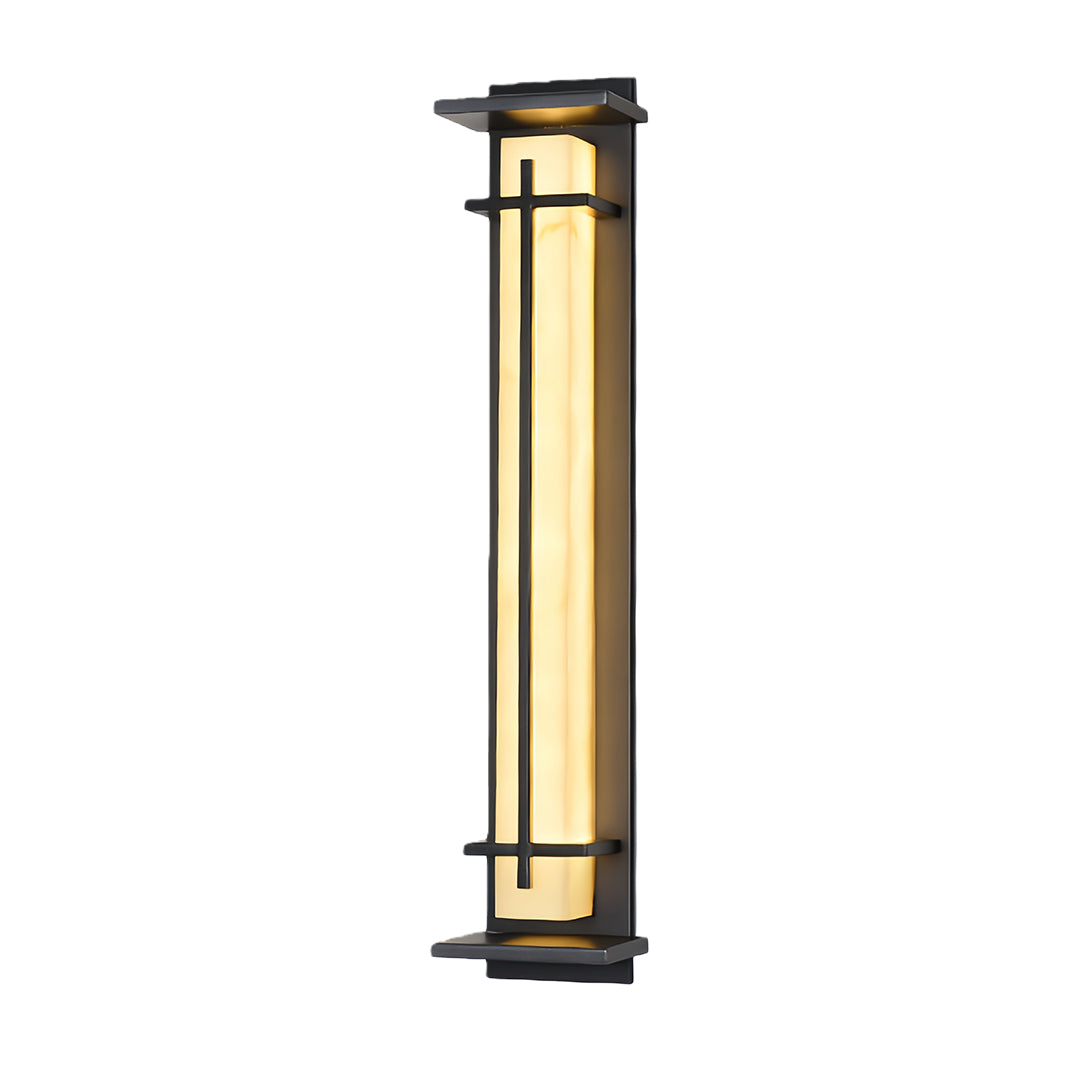 Black Outside Wall Lights Minimalist Waterproof Lamp