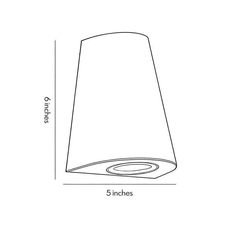 Tapered Wall Light Nordic Minimalist Waterproof LED Light