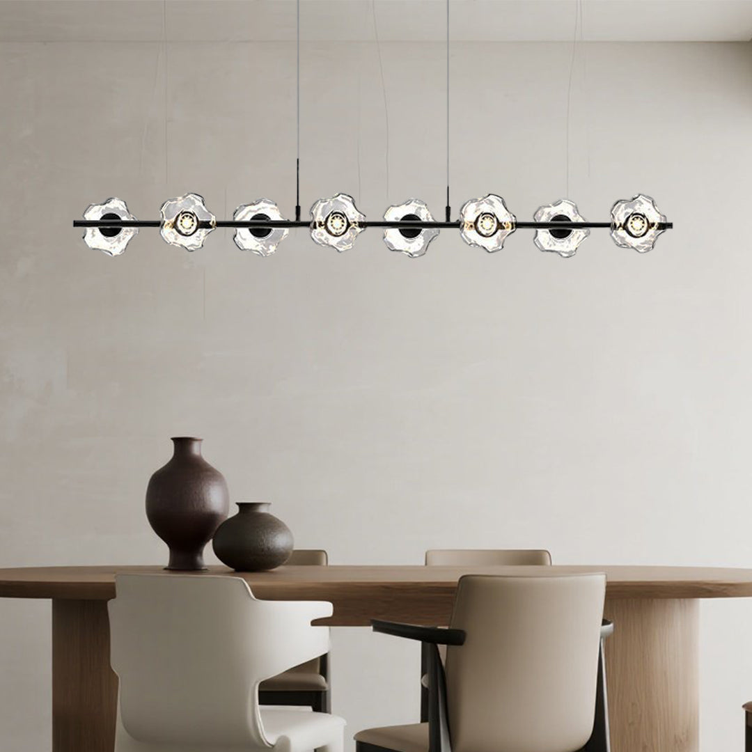 Linear Pendant Chandelier Nordic Modern Electroplated