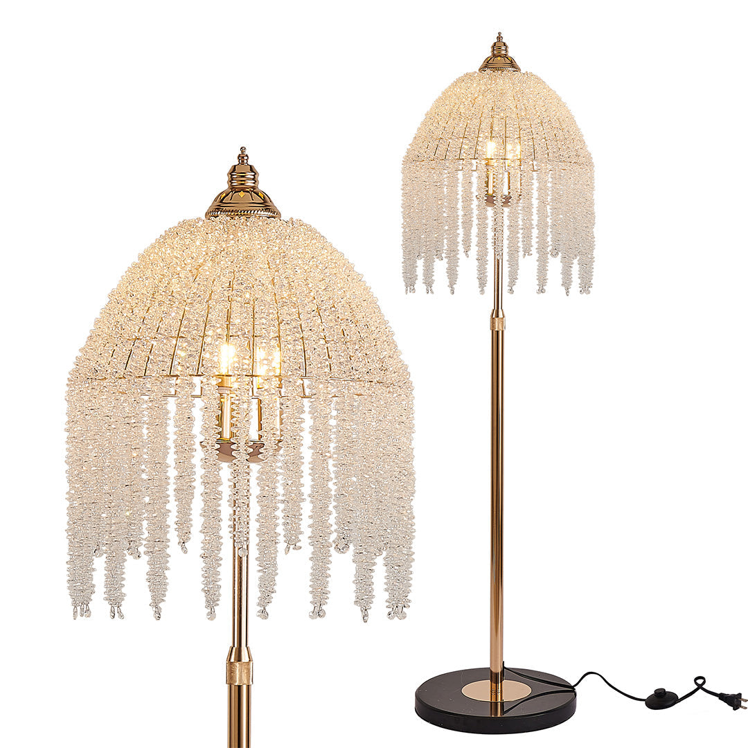 Luxury Crystal LED Floor Lamp