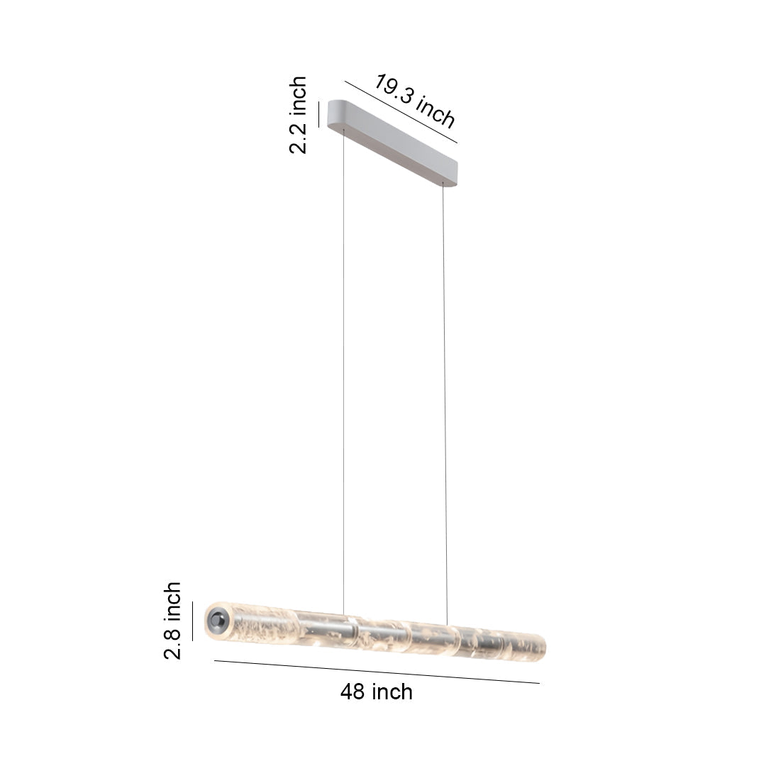 Crystal Light Pendants Modern Minimalist Linear Pendant Light
