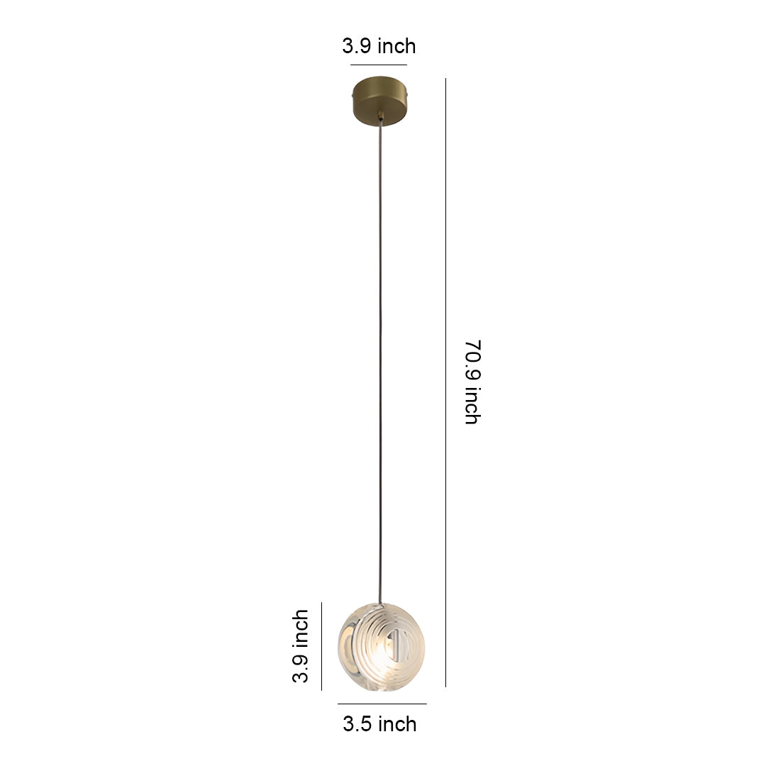 Metal Pendant Lights Modern Minimalist Single Ceiling Light