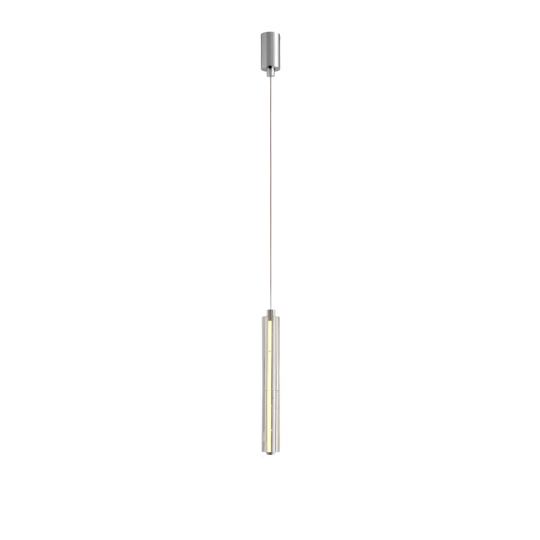 Modern Crystal Pendant Light Minimalist Linear Ceiling Light