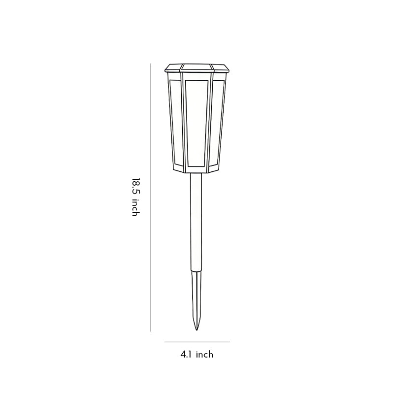 Solar Stake Light Retro Rgb In-Ground Mood Waterproof Light