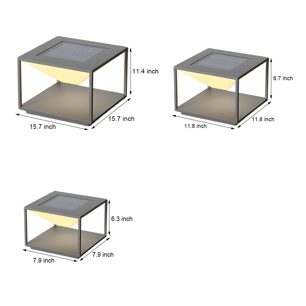 Square Pillar Light Stainless Steel Waterproof