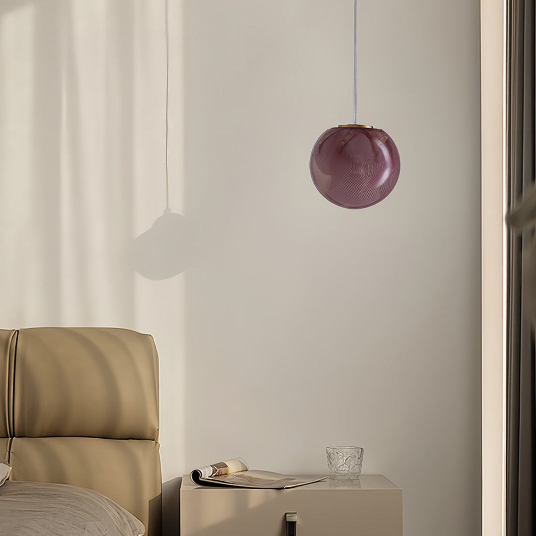 Glass Globe Pendant Lights Modern Minimalist Single Head Light