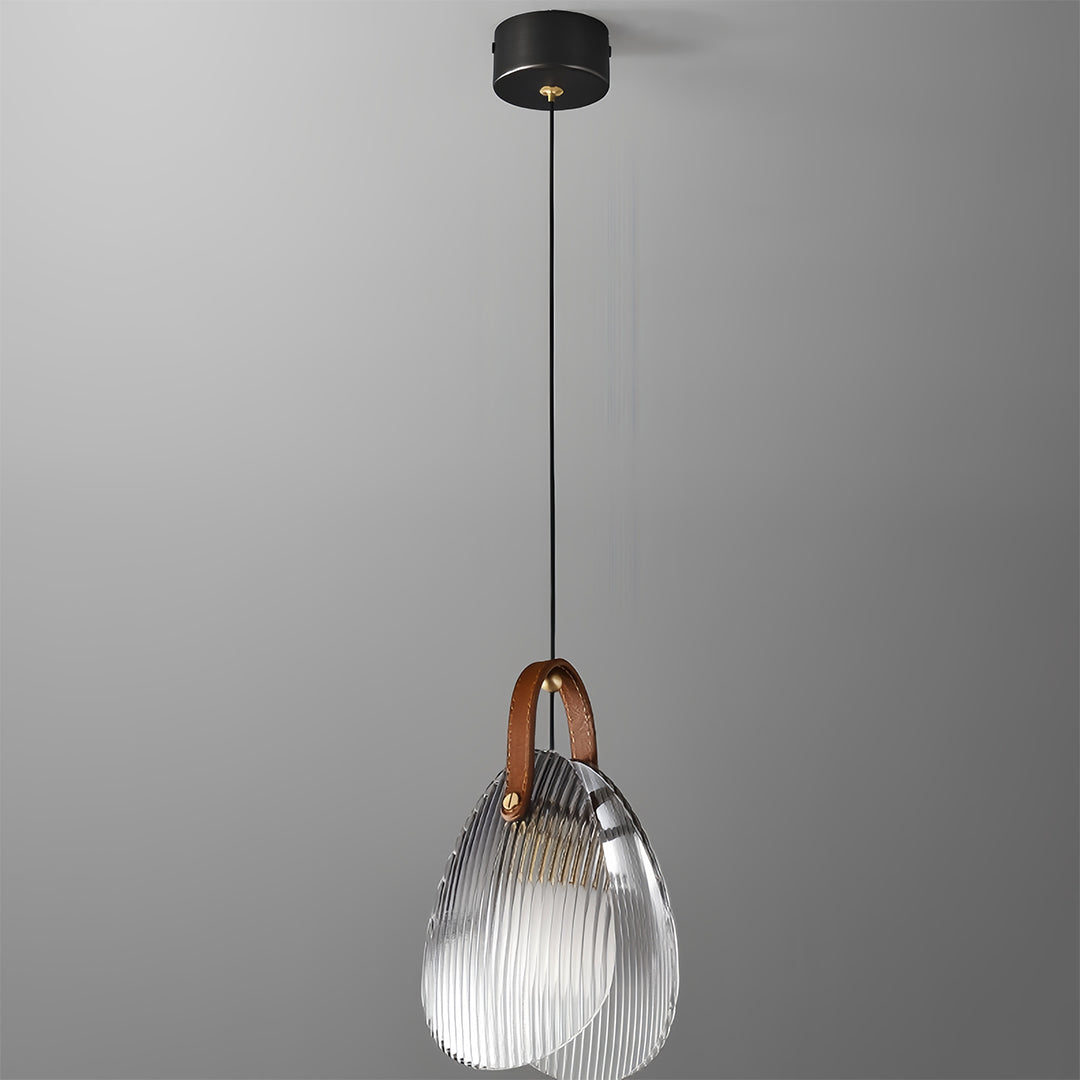 Hanging Glass Pendant Lights Nordic LED Pearl Shell Ceiling Light