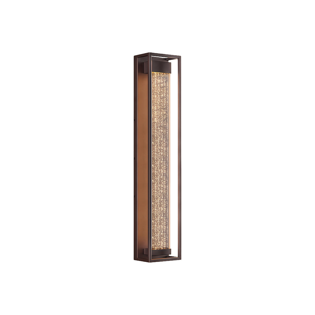 Outdoor Sconces Black Waterproof Linear Wall Light