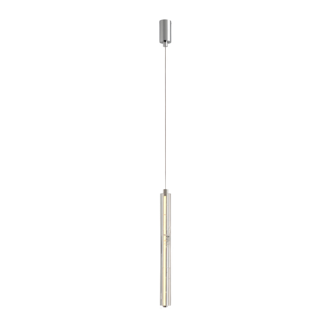 Modern Crystal Pendant Light Minimalist Linear Ceiling Light