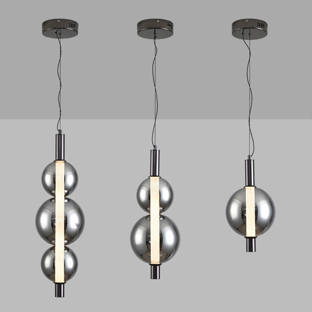Minimalist Modern Silver Pendant Light LED
