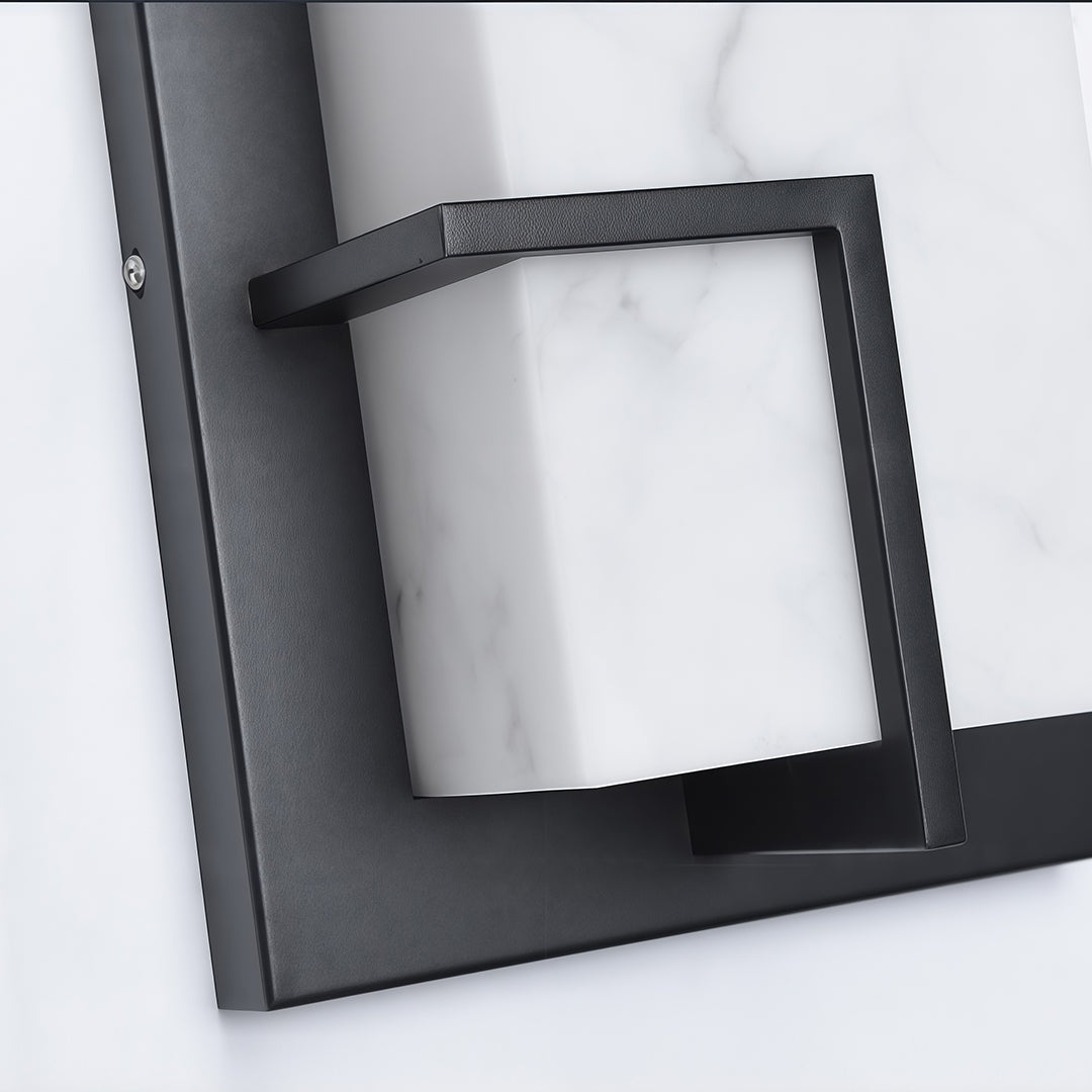 Exterior Wall Lights Black Waterproof Minimalist Lamp