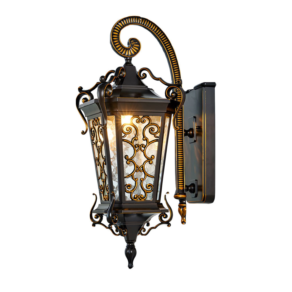 Antique Outdoor Wall Sconces Waterproof European Lamp