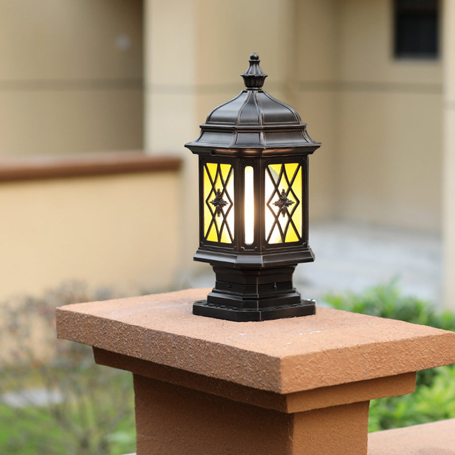 Outside Pillar Lights Modern Waterproof