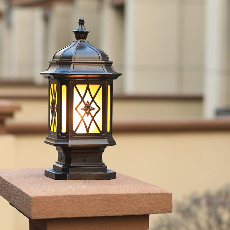 Outside Pillar Lights Modern Waterproof