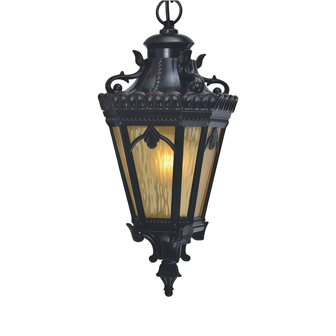 Pendant Lights Outdoor Black Aluminum Waterproof Ceiling Lights