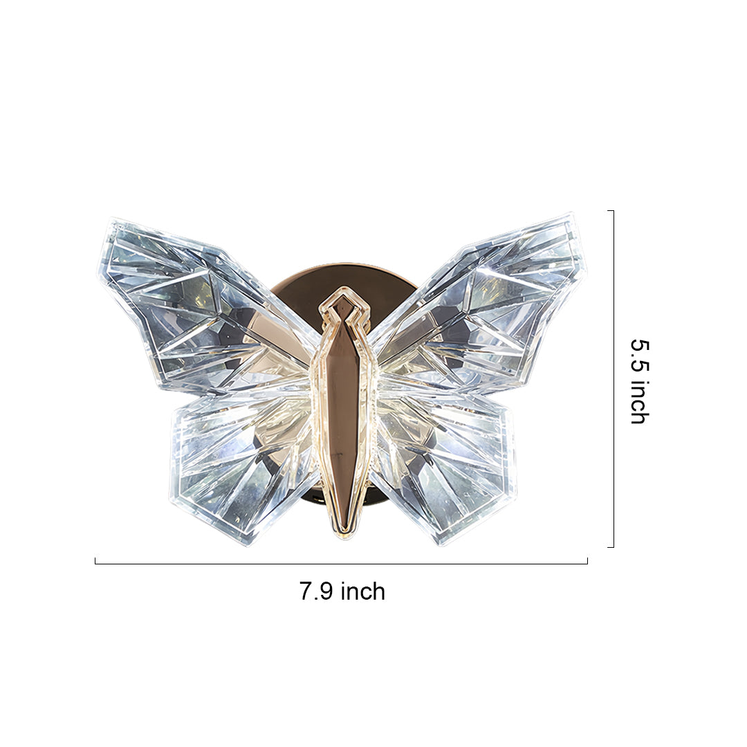 Butterfly Wall Light Elegant Decorative Wall Sconce